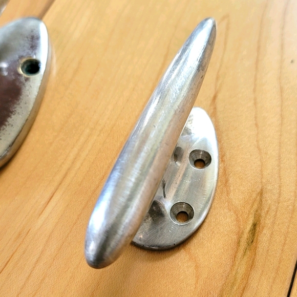 Chris Craft Accents 5 95s Dock Cleats Maritime Nautical Marine Torpedo Hardware Set Chrome